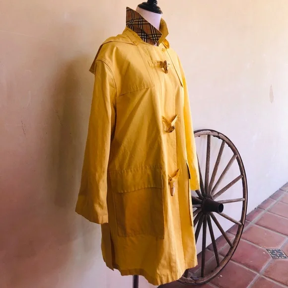 BURBERRYS LONDON Nautical Duffle Trench Coat RARE!